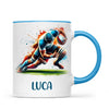Personalised Kids Rugby Mug with Name β Custom Rugby Gift for Young Players