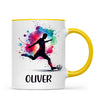 Personalised Kids Soccer Mug with Name β Custom Football Gift for Young Players