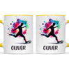 Personalised Kids Soccer Mug with Name β Custom Football Gift for Young Players
