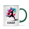 Personalised Kids Soccer Mug with Name β Custom Football Gift for Young Players