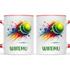 Personalised Kids Tennis Mug with Name β Custom Tennis Gift for Young Players