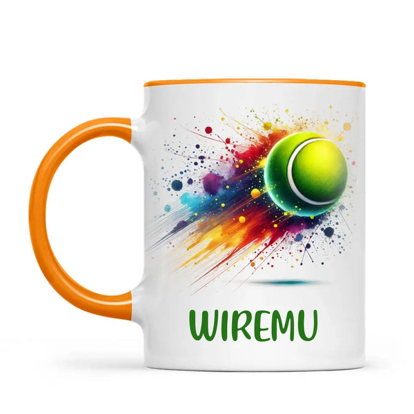Personalised Kids Tennis Mug with Name β Custom Tennis Gift for Young Players