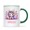 Personalised Easter Bunnycorn Mug – Custom Name Cup for Girls – Cute Unicorn Bunny with Flowers & Eggs – Ceramic or Enamel – NZ Made Gift