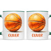 Personalised Kids Basketball Mug β Custom Name Gift for Young Players