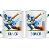 Custom Kids Cricket Mug β Personalised Name Gift for Young Cricket Fans