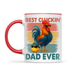 Personalised Best Cluckin’ Dad Ever Mug – Add Up to 6 Kids | Custom Father's Day Gift NZ