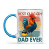 Personalised Best Cluckin’ Dad Ever Mug – Add Up to 6 Kids | Custom Father's Day Gift NZ