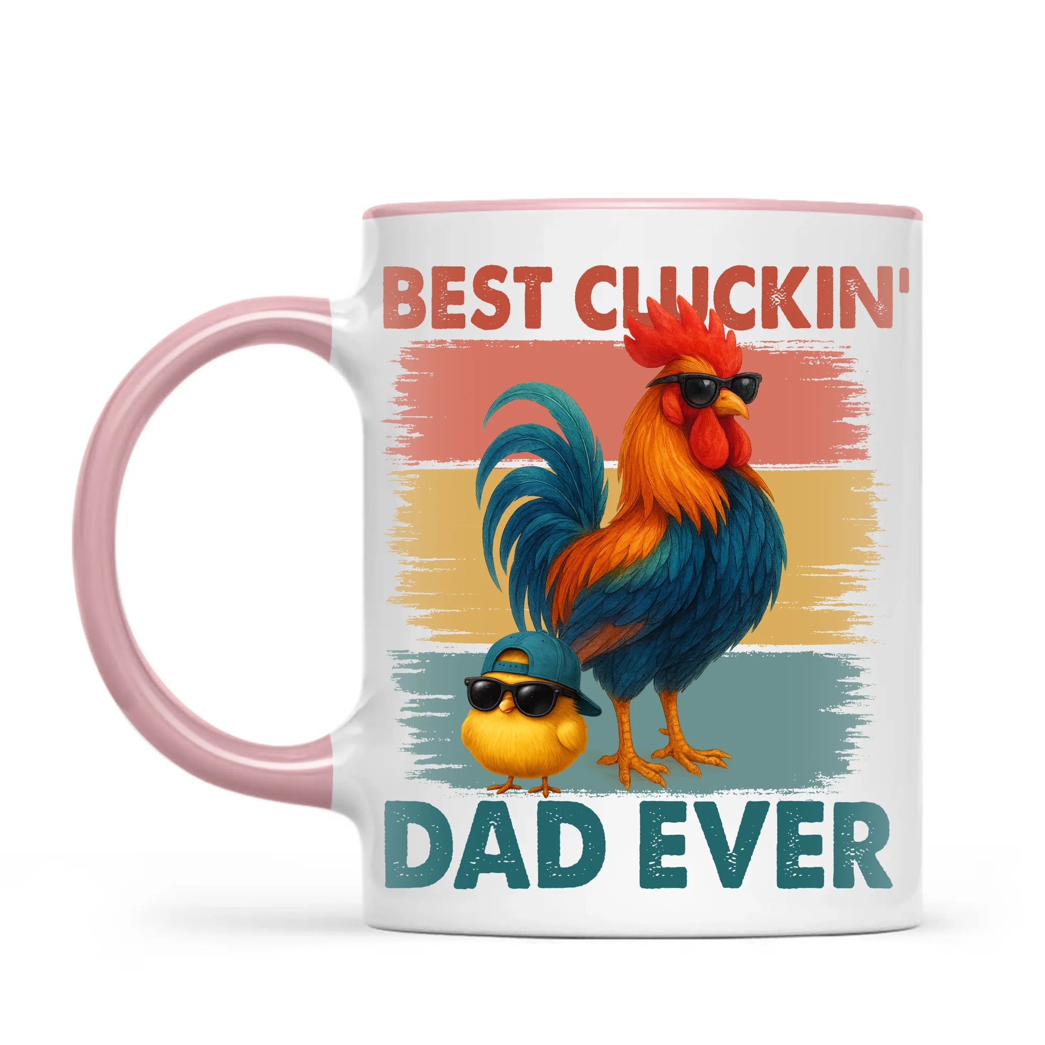 Personalised Best Cluckin’ Dad Ever Mug – Add Up to 6 Kids | Custom Father's Day Gift NZ