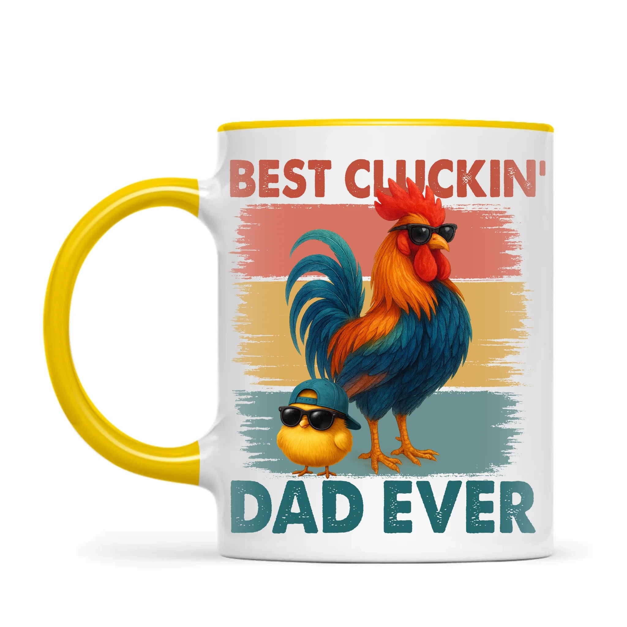 Personalised Best Cluckin’ Dad Ever Mug – Add Up to 6 Kids | Custom Father's Day Gift NZ