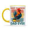 Personalised Best Cluckin’ Dad Ever Mug – Add Up to 6 Kids | Custom Father's Day Gift NZ