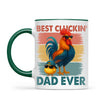 Personalised Best Cluckin’ Dad Ever Mug – Add Up to 6 Kids | Custom Father's Day Gift NZ