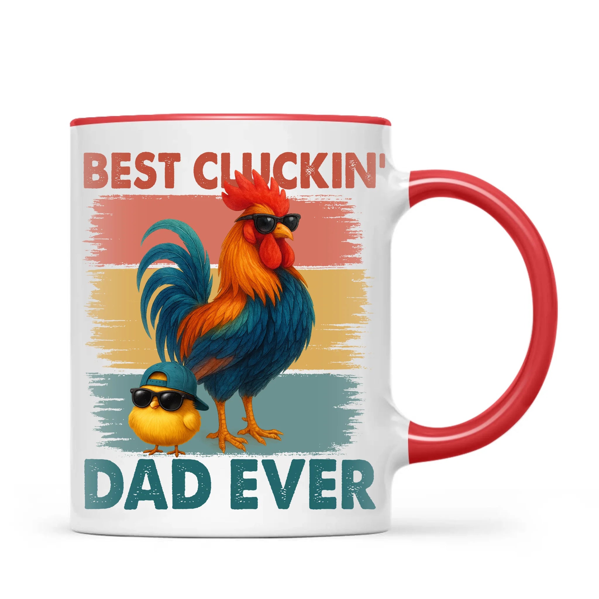 Personalised Best Cluckin’ Dad Ever Mug – Add Up to 6 Kids | Custom Father's Day Gift NZ
