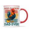 Personalised Best Cluckin’ Dad Ever Mug – Add Up to 6 Kids | Custom Father's Day Gift NZ