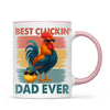 Personalised Best Cluckin’ Dad Ever Mug – Add Up to 6 Kids | Custom Father's Day Gift NZ