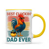 Personalised Best Cluckin’ Dad Ever Mug – Add Up to 6 Kids | Custom Father's Day Gift NZ