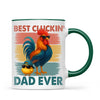 Personalised Best Cluckin’ Dad Ever Mug – Add Up to 6 Kids | Custom Father's Day Gift NZ