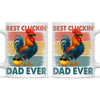 Personalised Best Cluckin’ Dad Ever Mug – Add Up to 6 Kids | Custom Father's Day Gift NZ