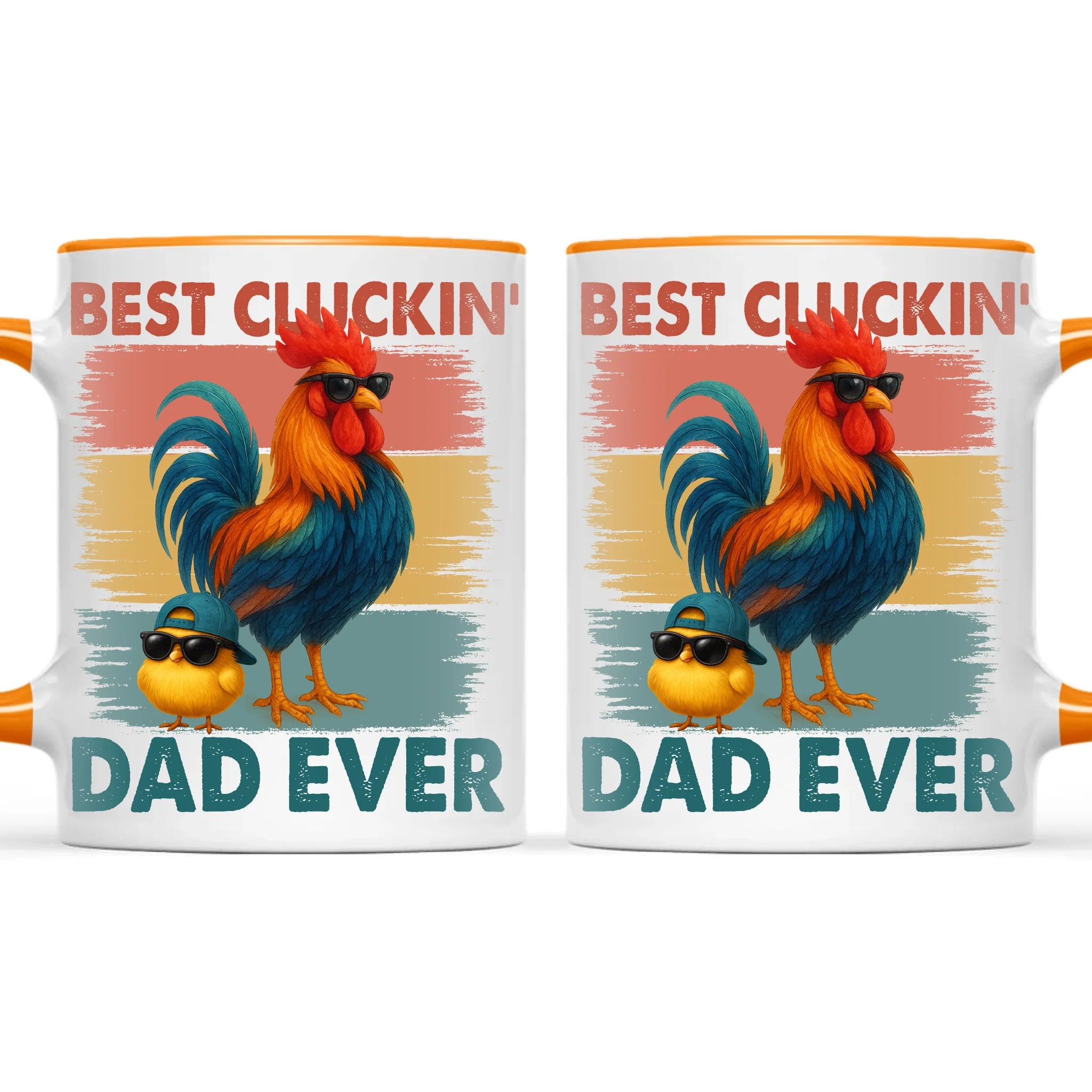 Personalised Best Cluckin’ Dad Ever Mug – Add Up to 6 Kids | Custom Father's Day Gift NZ