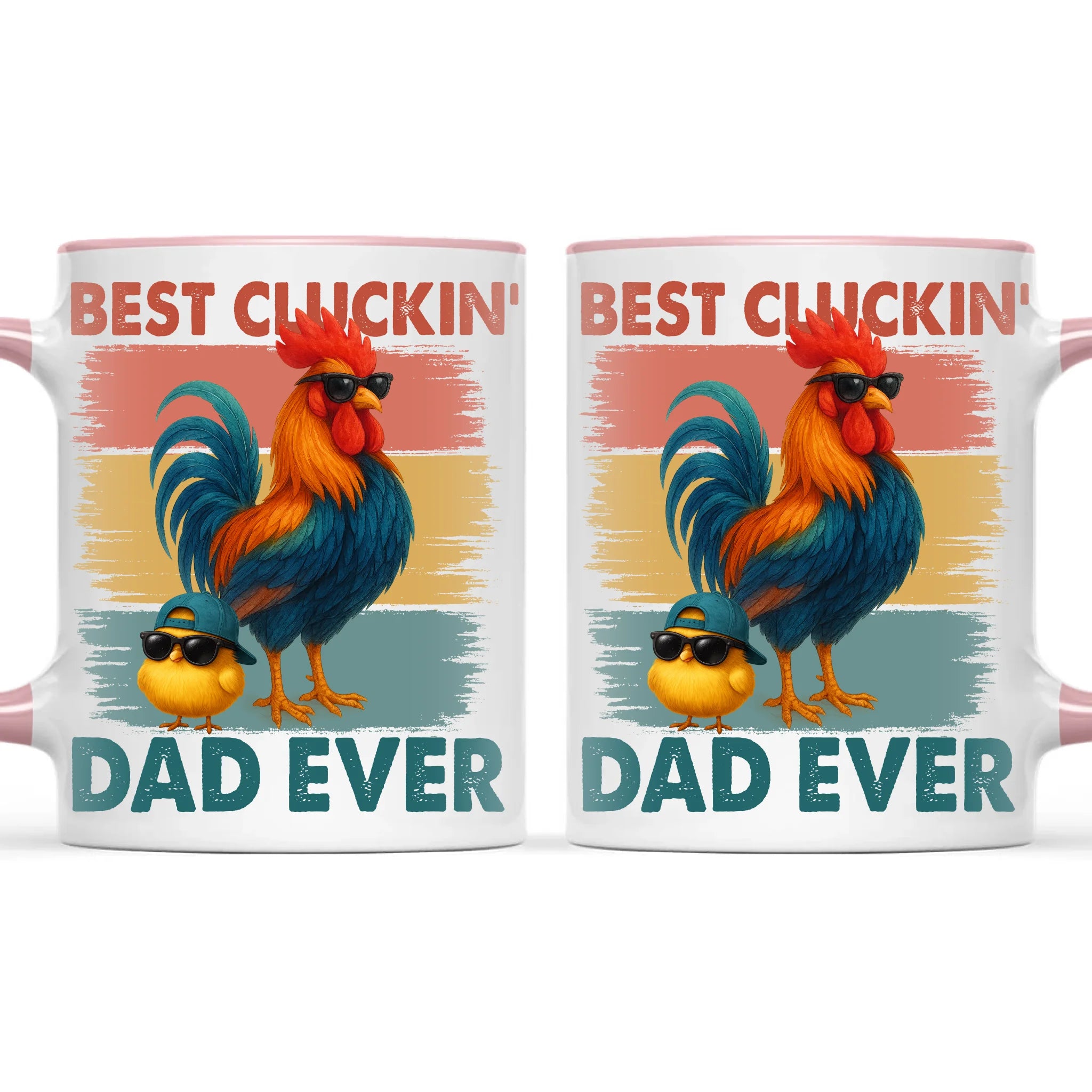 Personalised Best Cluckin’ Dad Ever Mug – Add Up to 6 Kids | Custom Father's Day Gift NZ
