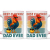 Personalised Best Cluckin’ Dad Ever Mug – Add Up to 6 Kids | Custom Father's Day Gift NZ