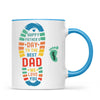 Personalised Father’s Day Footprint Mug – Add Baby or Dog Names (11oz)