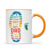 Personalised Father’s Day Footprint Mug – Add Baby or Dog Names (11oz)