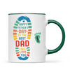 Personalised Father’s Day Footprint Mug – Add Baby or Dog Names (11oz)