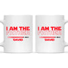Personalised “I Am Their Father” Mug – Custom Sci-Fi Dad Gift with Colourful Space Swords (11oz)