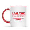 Personalised “I Am Their Father” Mug – Custom Sci-Fi Dad Gift with Colourful Space Swords (11oz)