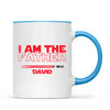 Personalised “I Am Their Father” Mug – Custom Sci-Fi Dad Gift with Colourful Space Swords (11oz)