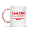 Personalised “I Am Their Father” Mug – Custom Sci-Fi Dad Gift with Colourful Space Swords (11oz)