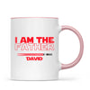 Personalised “I Am Their Father” Mug – Custom Sci-Fi Dad Gift with Colourful Space Swords (11oz)