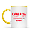 Personalised “I Am Their Father” Mug – Custom Sci-Fi Dad Gift with Colourful Space Swords (11oz)