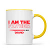 Personalised “I Am Their Father” Mug – Custom Sci-Fi Dad Gift with Colourful Space Swords (11oz)