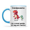 Personalised Grandpasaurus Mug – Custom Grandpa Gift with Up to 12 Dino Kids (11oz)