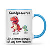 Personalised Grandpasaurus Mug – Custom Grandpa Gift with Up to 12 Dino Kids (11oz)