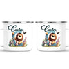 Personalised Zoo Animals Alphabet Kids Mug – Custom Name Cup with Lion, Elephant, Giraffe & Jungle Friends | 11 oz, 6 oz & Enamel