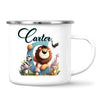 Personalised Zoo Animals Alphabet Kids Mug – Custom Name Cup with Lion, Elephant, Giraffe & Jungle Friends | 11 oz, 6 oz & Enamel