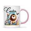 Personalised Zoo Animals Alphabet Kids Mug – Custom Name Cup with Lion, Elephant, Giraffe & Jungle Friends | 11 oz, 6 oz & Enamel