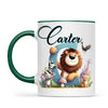 Personalised Zoo Animals Alphabet Kids Mug – Custom Name Cup with Lion, Elephant, Giraffe & Jungle Friends | 11 oz, 6 oz & Enamel