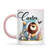 Personalised Zoo Animals Alphabet Kids Mug – Custom Name Cup with Lion, Elephant, Giraffe & Jungle Friends | 11 oz, 6 oz & Enamel