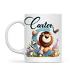 Personalised Zoo Animals Alphabet Kids Mug – Custom Name Cup with Lion, Elephant, Giraffe & Jungle Friends | 11 oz, 6 oz & Enamel