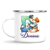 Personalised Cute Animal Alphabet Kids Mug – Custom Name Cup with Animal Letter Design | 11 oz, 6 oz & Enamel Options