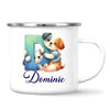 Personalised Cute Animal Alphabet Kids Mug – Custom Name Cup with Animal Letter Design | 11 oz, 6 oz & Enamel Options