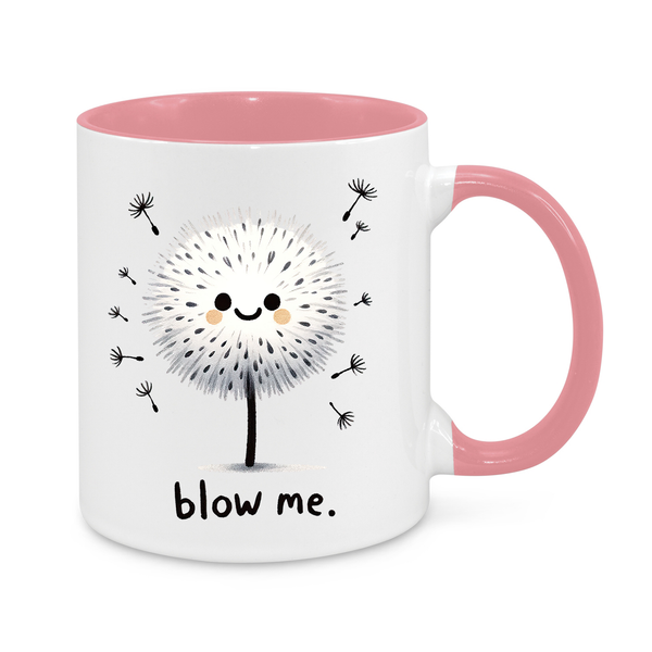 🌬️ Blow Me - Cute & Funny Dandelion Mug ☕