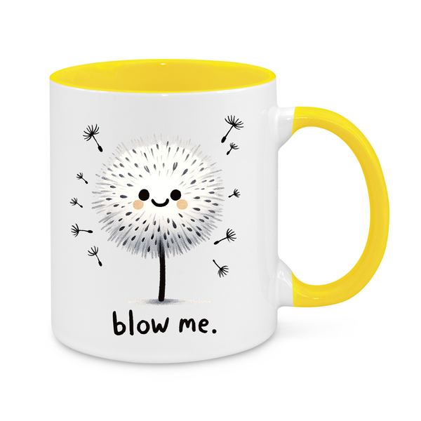 🌬️ Blow Me - Cute & Funny Dandelion Mug ☕