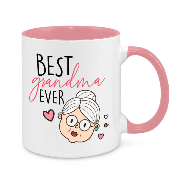 Best Grandma Ever – Cute & Funny Personalised Grandma Mug | Thoughtful Gift for Nana, Granny, or Gigi