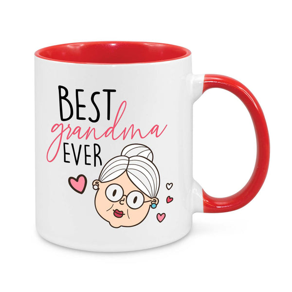 Best Grandma Ever – Cute & Funny Personalised Grandma Mug | Thoughtful Gift for Nana, Granny, or Gigi