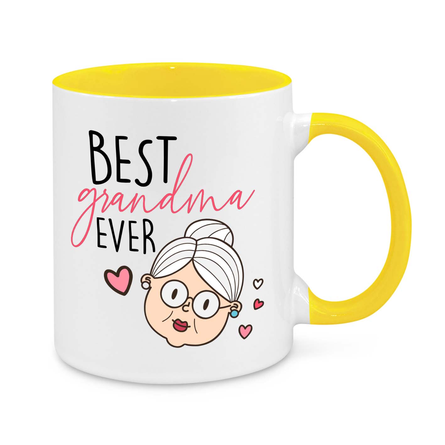 Best Grandma Ever – Cute & Funny Personalised Grandma Mug | Thoughtful Gift for Nana, Granny, or Gigi