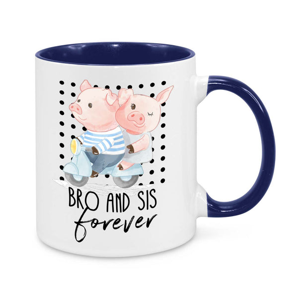 Bro and Sis for Ever Novelty Mug